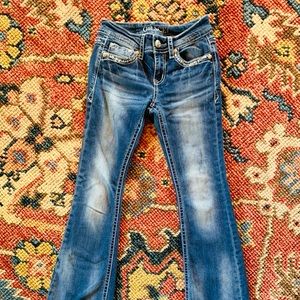 Girls Bootcut Jeans-Cute Details-Western Style